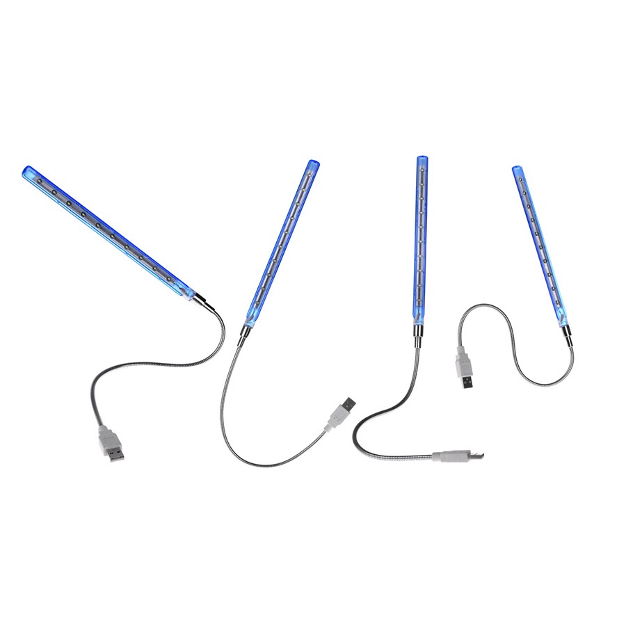 OXION OLT001 USB-светильник со светодиодами, голубой (OTL001BL)(25)(100)