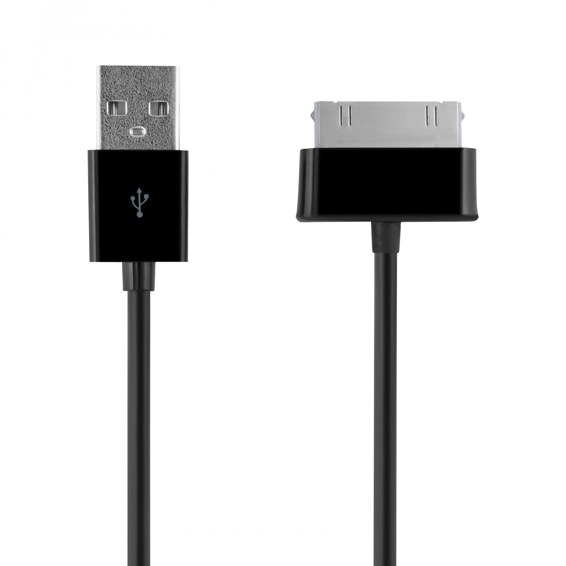 Кабель для зарядки iPhone USB 2.0(M) – 30-pin(M) 1м черный Oxion OX-DC002BK