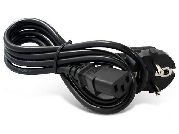 Кабель питания 1.8м для компьютера CEE 7/7 – IEC 320 C13 3×0.45 Black Oxion OPC001