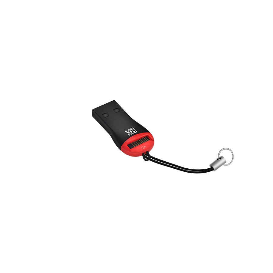 Картридер USB для карты памяти MicroSD до 32 Гб чёрный Oxion OCR011BK