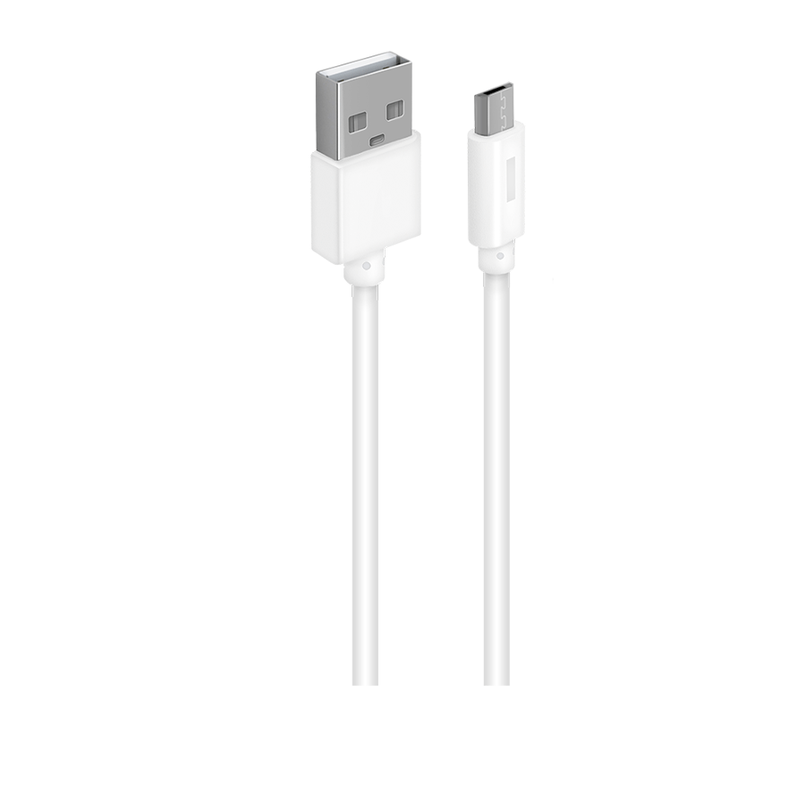 Кабель для зарядки телефона USB2.0(M) – Micro-USB(M) 1м белый Oxion OX-DCC030WH