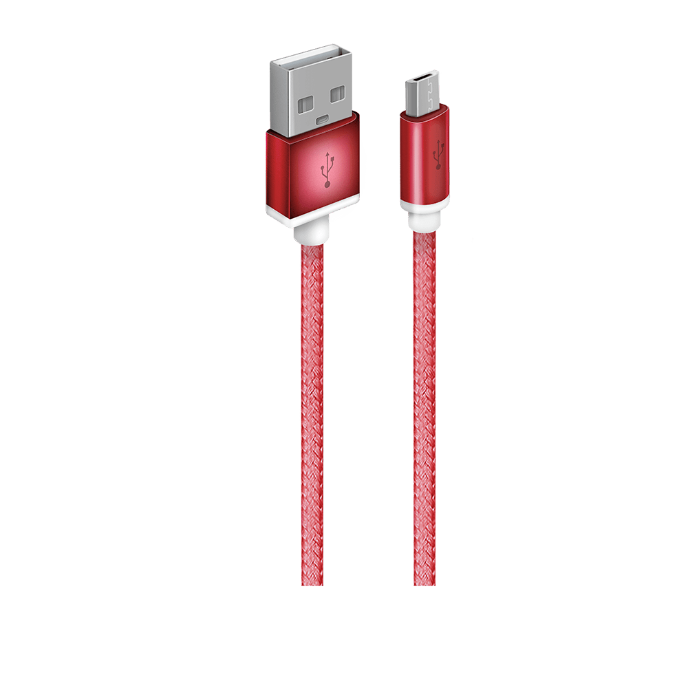 Кабель для зарядки телефона USB2.0(M) – Micro-USB(M) 1.5м на скрутке Oxion OX-DCC028RD