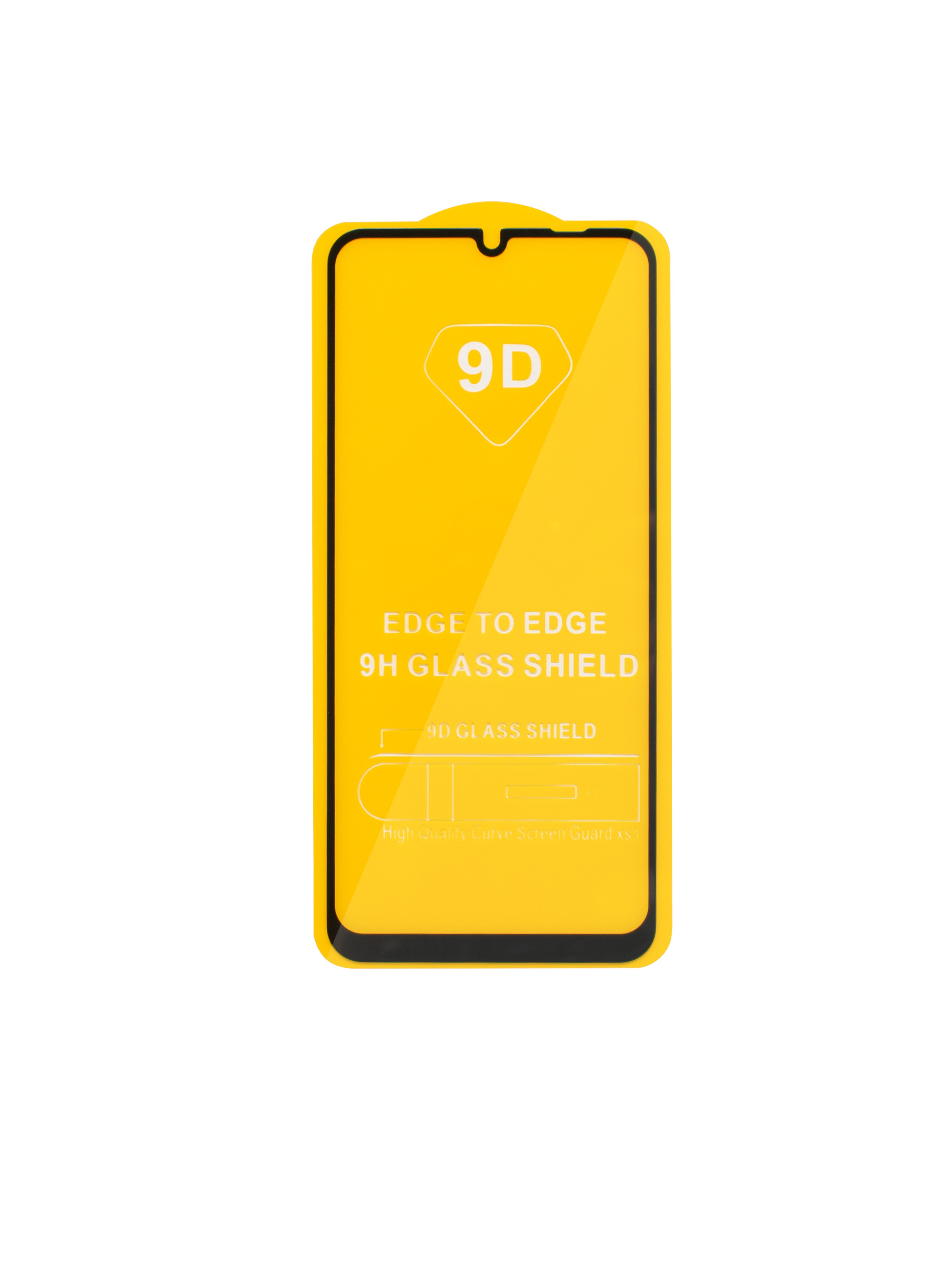 Защитное стекло 9D с черными краями (шелкография) для Huawei Y6 2020
