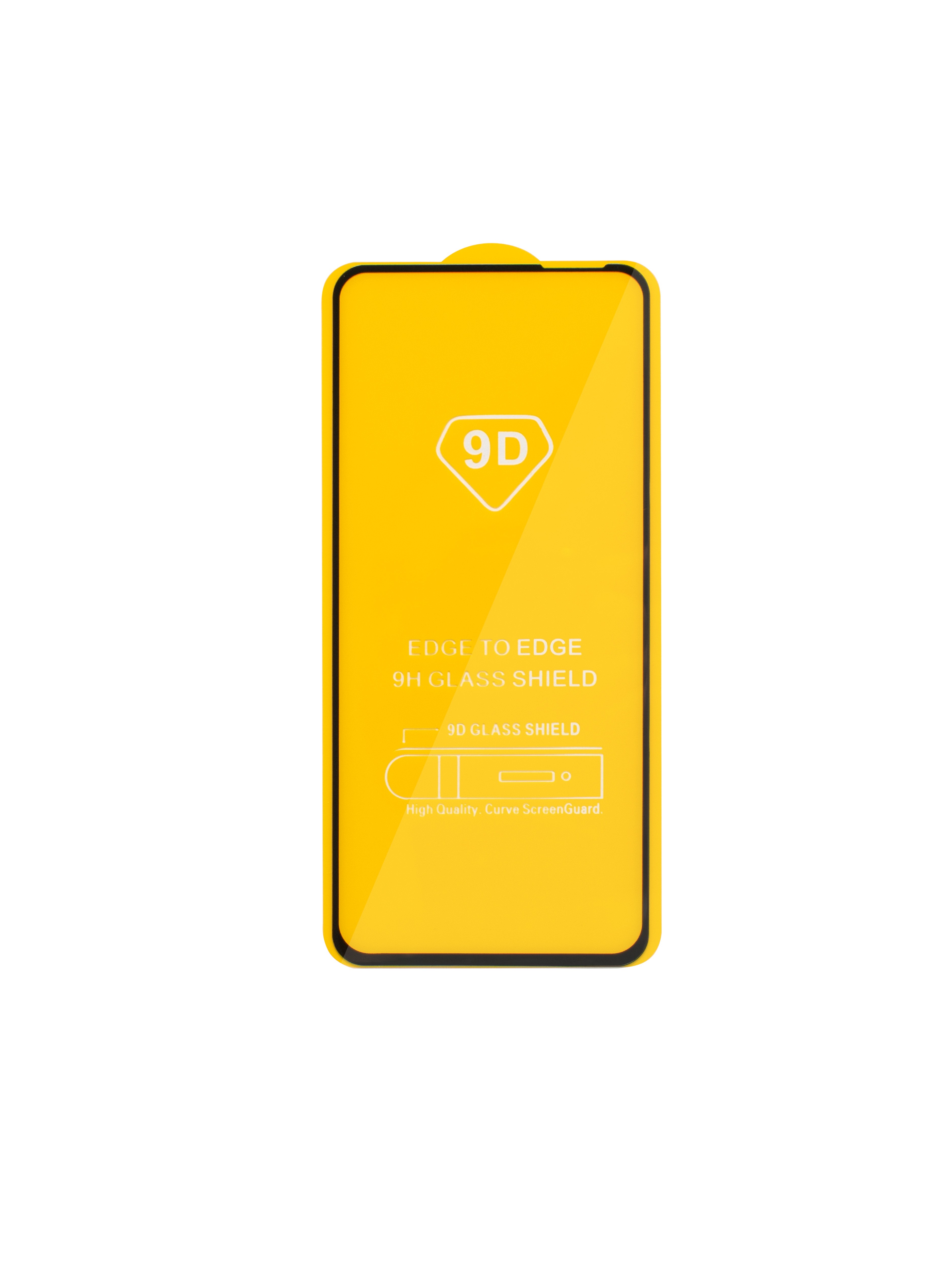 Защитное стекло 9D с черными краями (шелкография) для Samsung A11