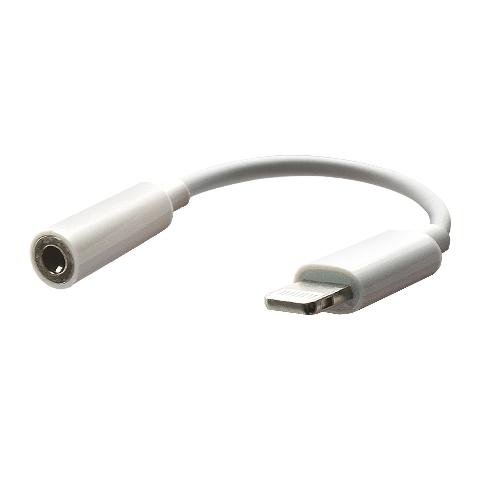 Переходник AUX Lightning(M) – MiniJack(F) 3.5мм белый Oxion OX-ADPCM-8PIN-WH